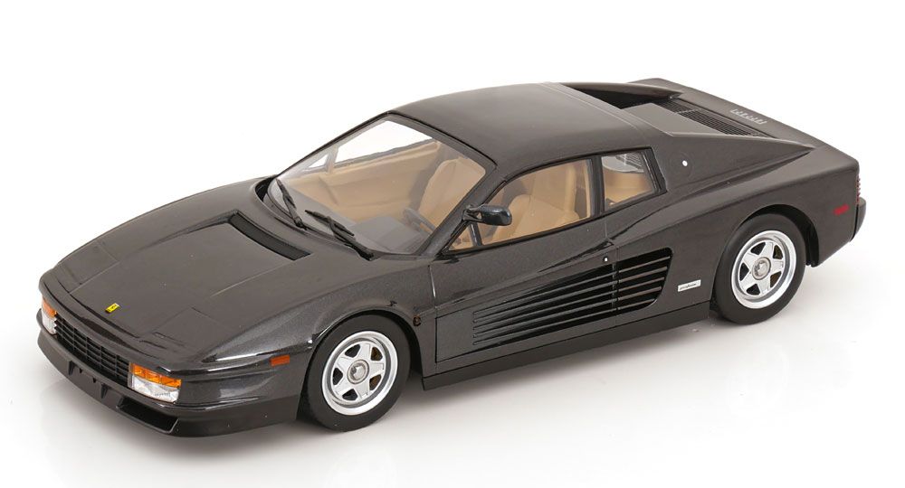 1:18 KK Scale - Ferrari Testarossa Monospecchio US-Version First Miami Vice Testarossa 1984 anthrazit