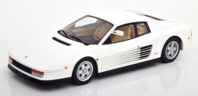 1:18 KK Scale - Ferrari Testarossa Monospecchio US-Version 1984 weiß *Reproduktion*
