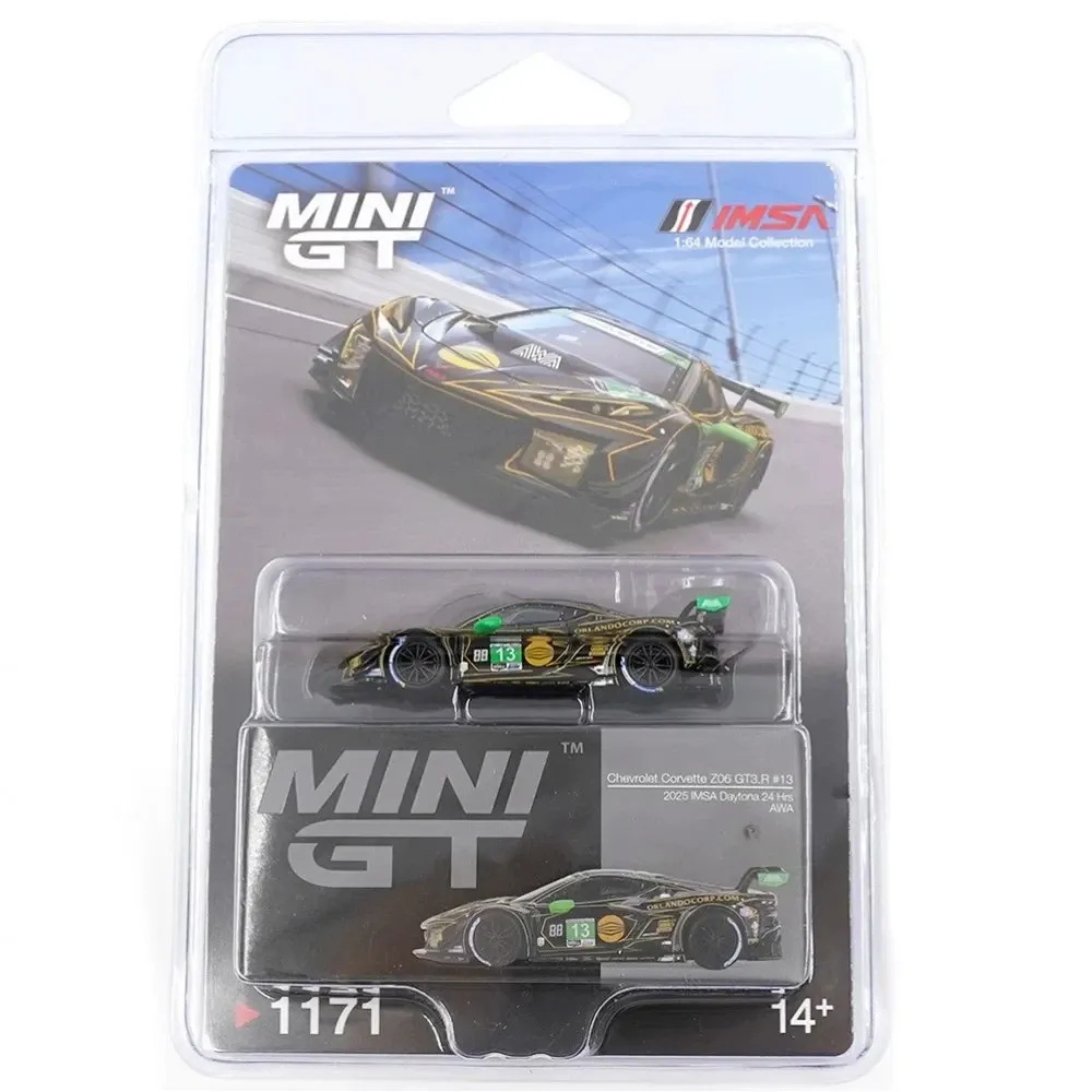 1:64 Mini GT - 2025 Chevrolet Corvette Z06 GT3.R #13 Awa Daytona 24 hrs *Blister packaging* 1:64 Mini GT - 2025 Chevrolet Corvette Z06 GT3.R #13 Awa Daytona 24 hrs *Blister packaging*