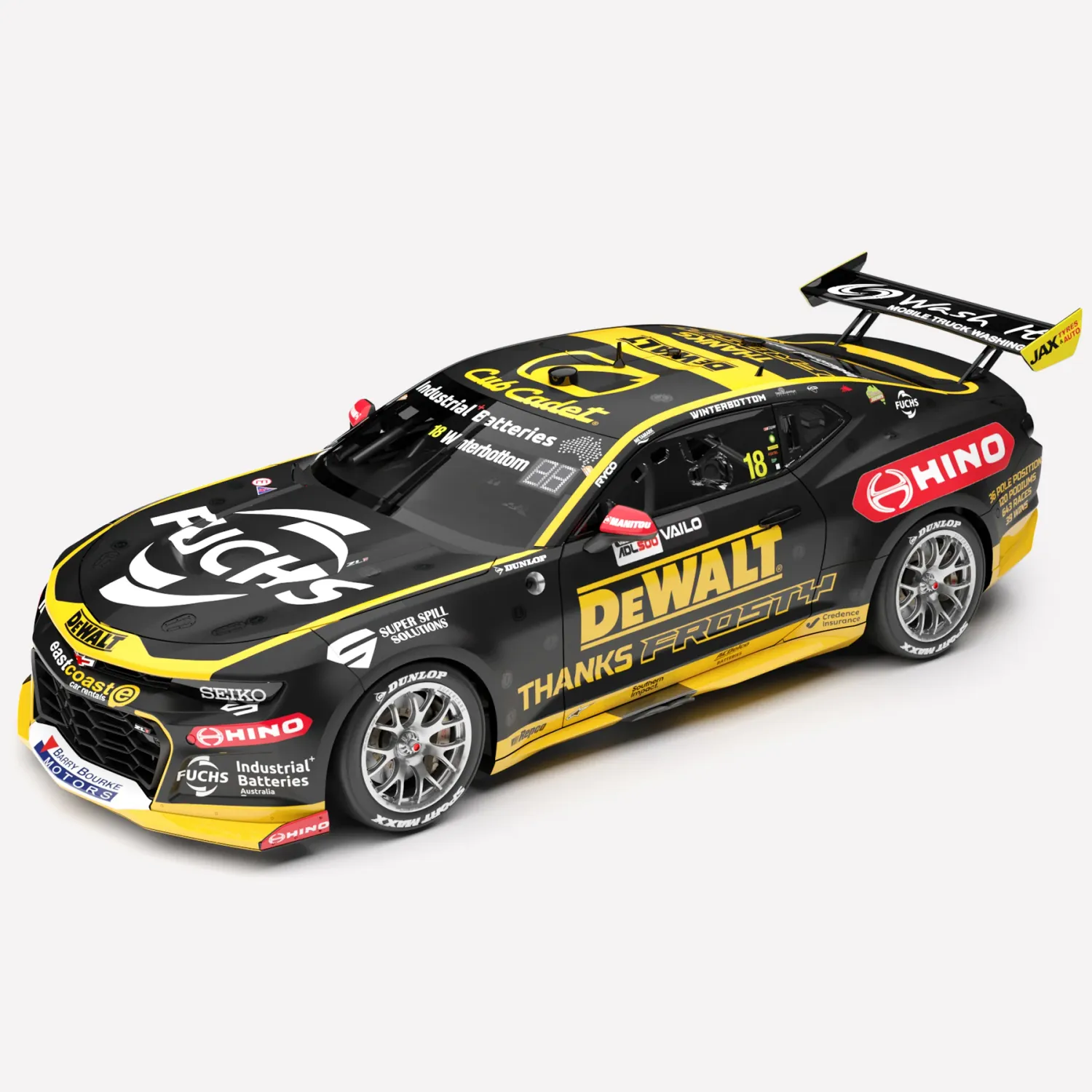 1:43 Authentic Collectables - DEWALT Racing #18 Chevrolet Camaro ZL1 - 2024 VAILO Adelaide 500 Thanks Frosty Livery - Driver: Mark Winterbottom