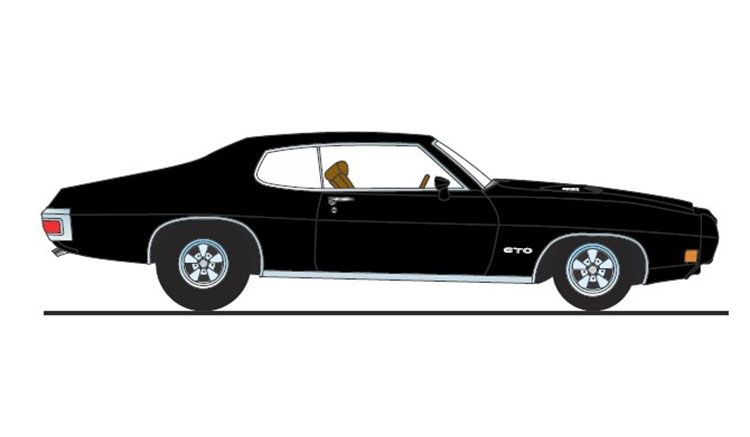 1:18 ACME - 1970 Pontiac GTO Ram Air IV - Main Street