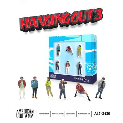 1:64 American Diorama - Figure set - Hanging Out 3 1:64 American Diorama - Figure set - Hanging Out 3