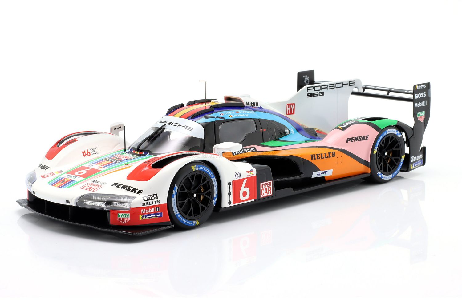 1:18 Ixo - Porshce 963 9rd 4.6L Turbo V8 Team Porsche Penske Motorsport #6 24h Le Mans 2023 K. Estre - A. Lotterer - L. Vanthoor
