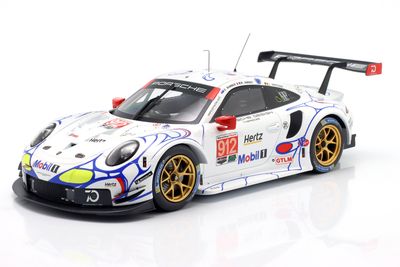 1:18 Ixo - Porshce 911 991 RSR Porsche GT Team #912 2nd GTLM-Class Petit Le Mans 2018 E. Bamber - L. Vanthoor - M. Jaminet 1:18 Ixo - Porshce 911 991 RSR Porsche GT Team #912 2nd GTLM-Class Petit Le Mans 2018 E. Bamber - L. Vanthoor - M. Jaminet