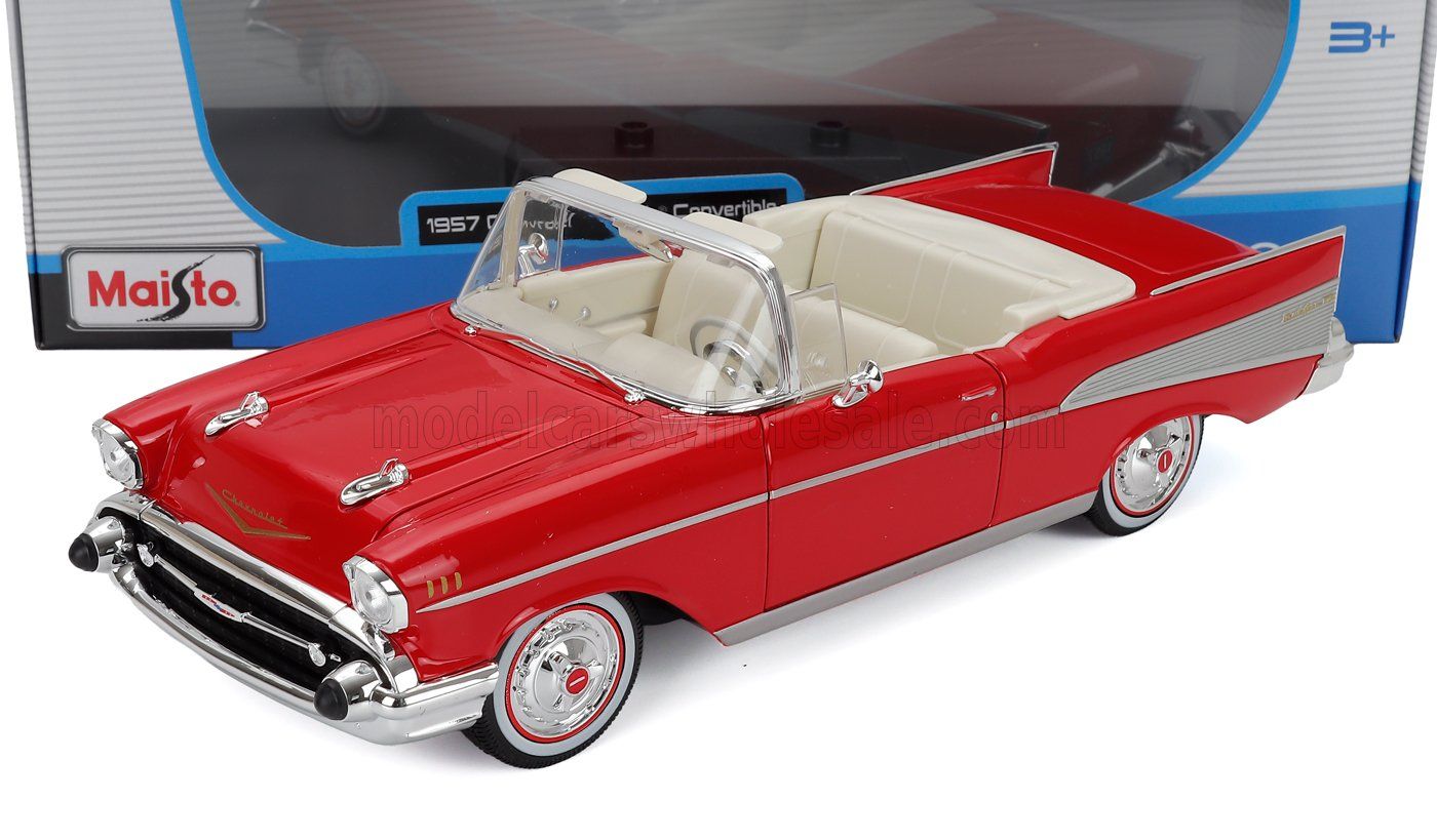 1:18 Maisto - 1957 Chevrolet Bel Air Red 1:18 Maisto - 1957 Chevrolet Bel Air Red