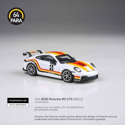 1:64 Para64 - 2025 Porsche 911 GT3 (992.2) Andial Livery 1:64 Para64 - 2025 Porsche 911 GT3 (992.2) Andial Livery