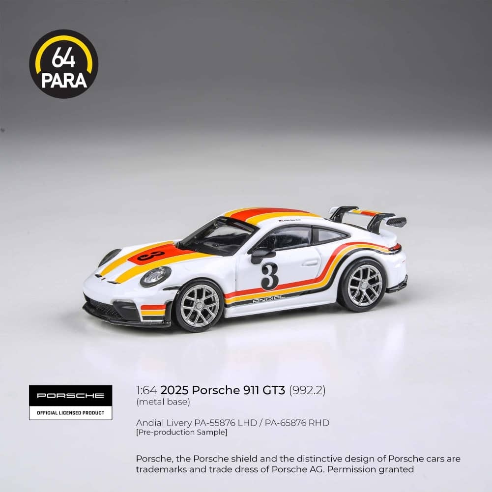 1:64 Para64 - 2025 Porsche 911 GT3 (992.2) Andial Livery