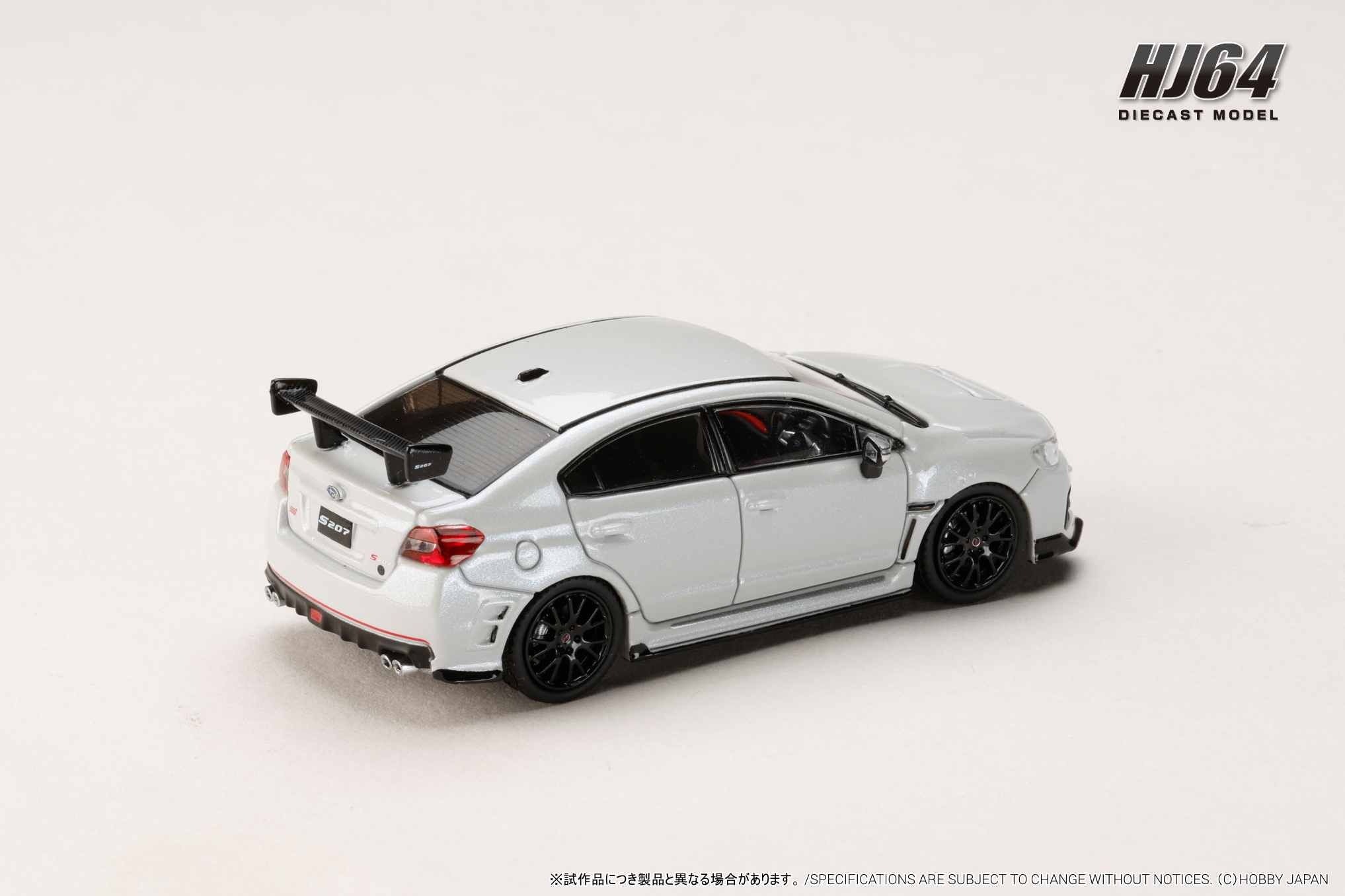 1:64 Hobby Japan - Subaru S208 NBR Challenge Package, crystal white pearl