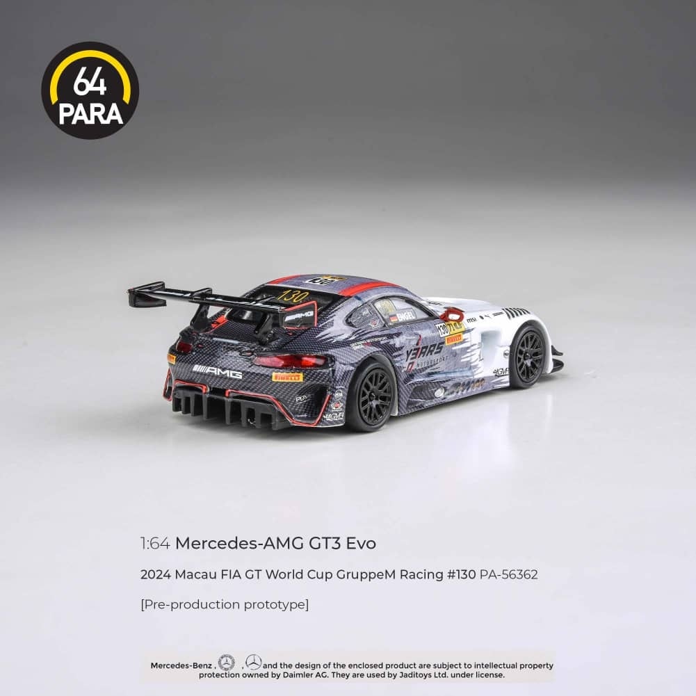 1:64 Para64 - 2024 Mercedes-AMG GT3 Macau FIA GT World Cup GruppeM Racing #130 P1