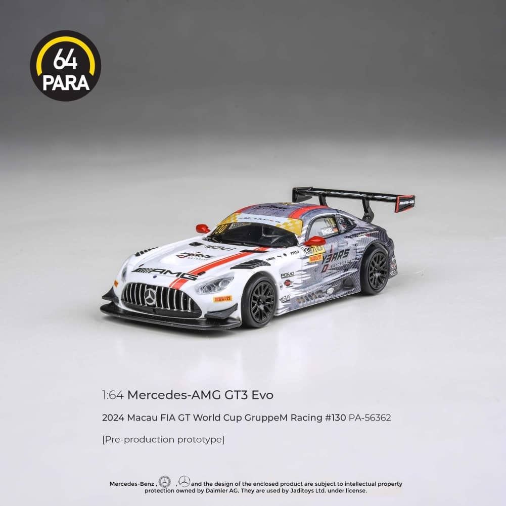 1:64 Para64 - 2024 Mercedes-AMG GT3 Macau FIA GT World Cup GruppeM Racing #130 P1