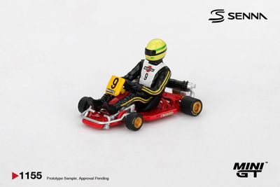1:64 Mini GT - 1981 Senna Kart Formula K #9 Ayrton Senna Da Silva Karting World Championship *Blister packaging* 1:64 Mini GT - 1981 Senna Kart Formula K #9 Ayrton Senna Da Silva Karting World Championship *Blister packaging*