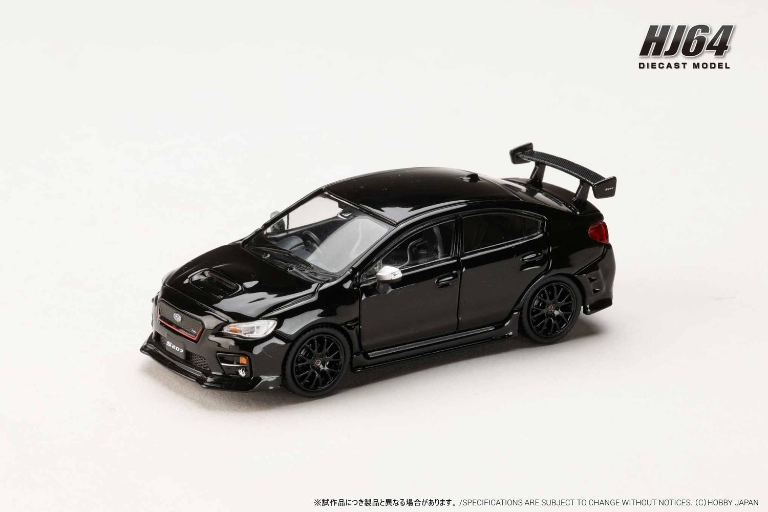 1:64 Hobby Japan - Subaru S208 NBR Challenge Package, crystal black silica