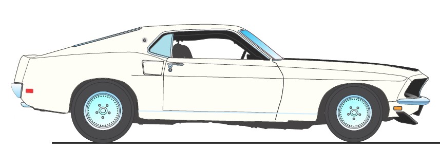 1:18 ACME - 1969 Ford Mustang Boss 429 - KK1201 Prototype - Unrestored Barn Find