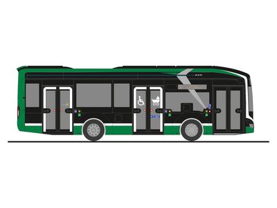 1:87 Rietze - MAN Lions City 10 E, Margarethen Bus AG (CH) 1:87 Rietze - MAN Lions City 10 E, Margarethen Bus AG (CH)