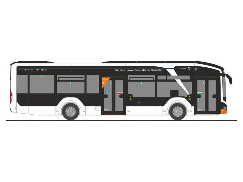 1:87 Rietze - MAN Lions City 12 E, VVS Stuttgart 1:87 Rietze - MAN Lions City 12 E, VVS Stuttgart