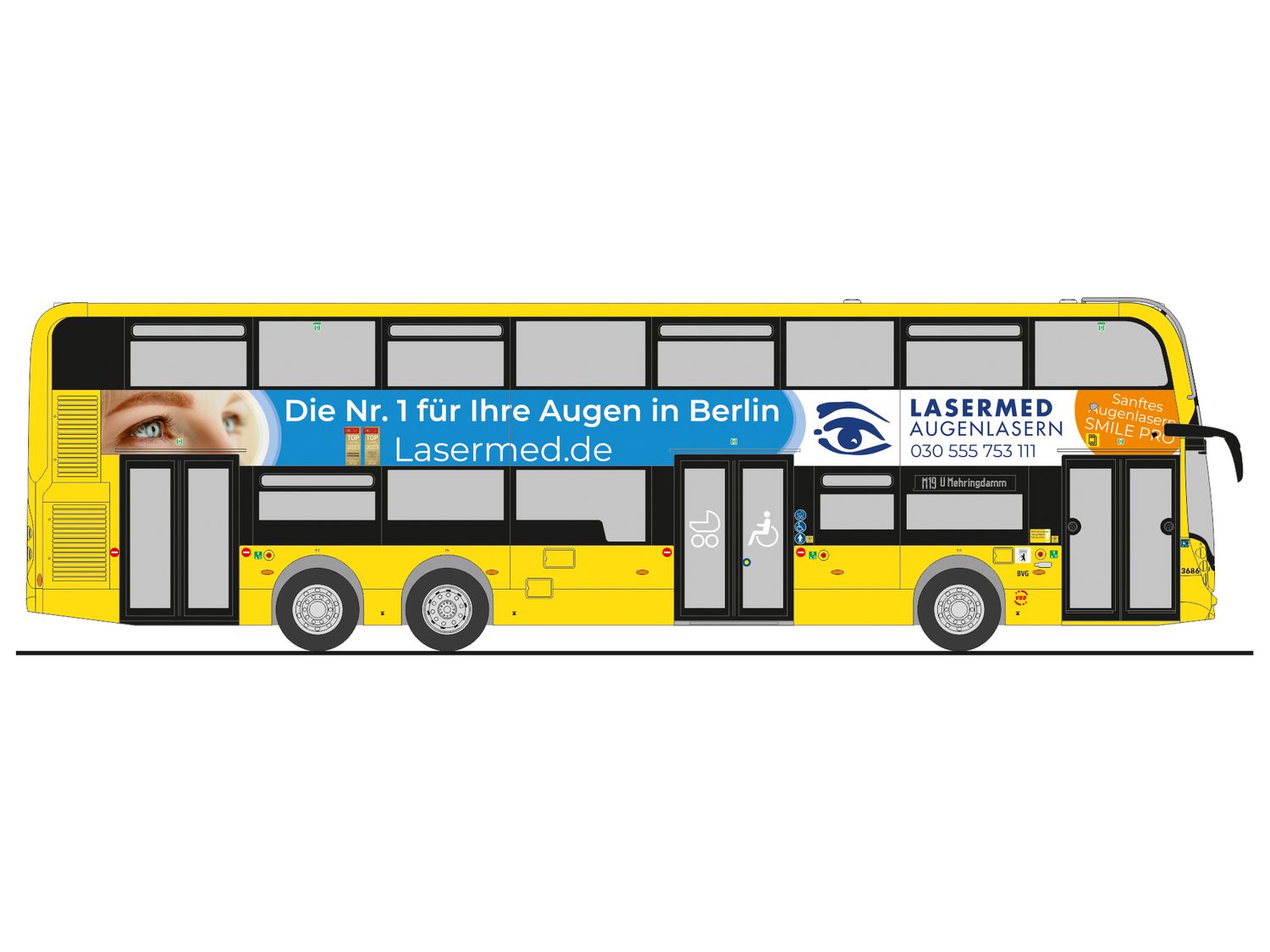 1:87 Rietze - Alexander Dennis Enviro 500, BVG - Lasermed