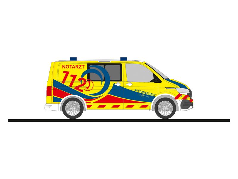 1:87 Rietze - VW T6.1, Notarzt Rettungsdienst Cuxland 1:87 Rietze - VW T6.1, Notarzt Rettungsdienst Cuxland