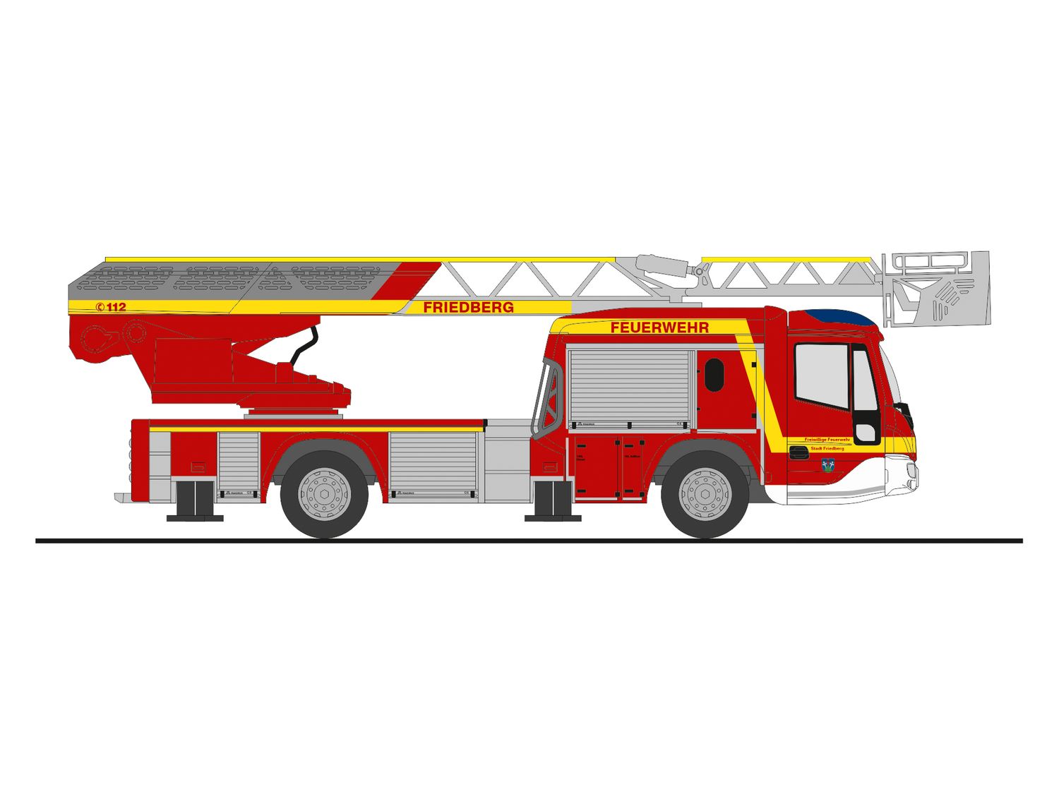 1:87 Rietze - Magirus DLK 32 n.B., FW Friedberg