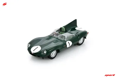 1:43 Spark - Jaguar D No.1 6th Le Mans 24H 1956 M. Hawthorn – I. Bueb 1:43 Spark - Jaguar D No.1 6th Le Mans 24H 1956 M. Hawthorn – I. Bueb
