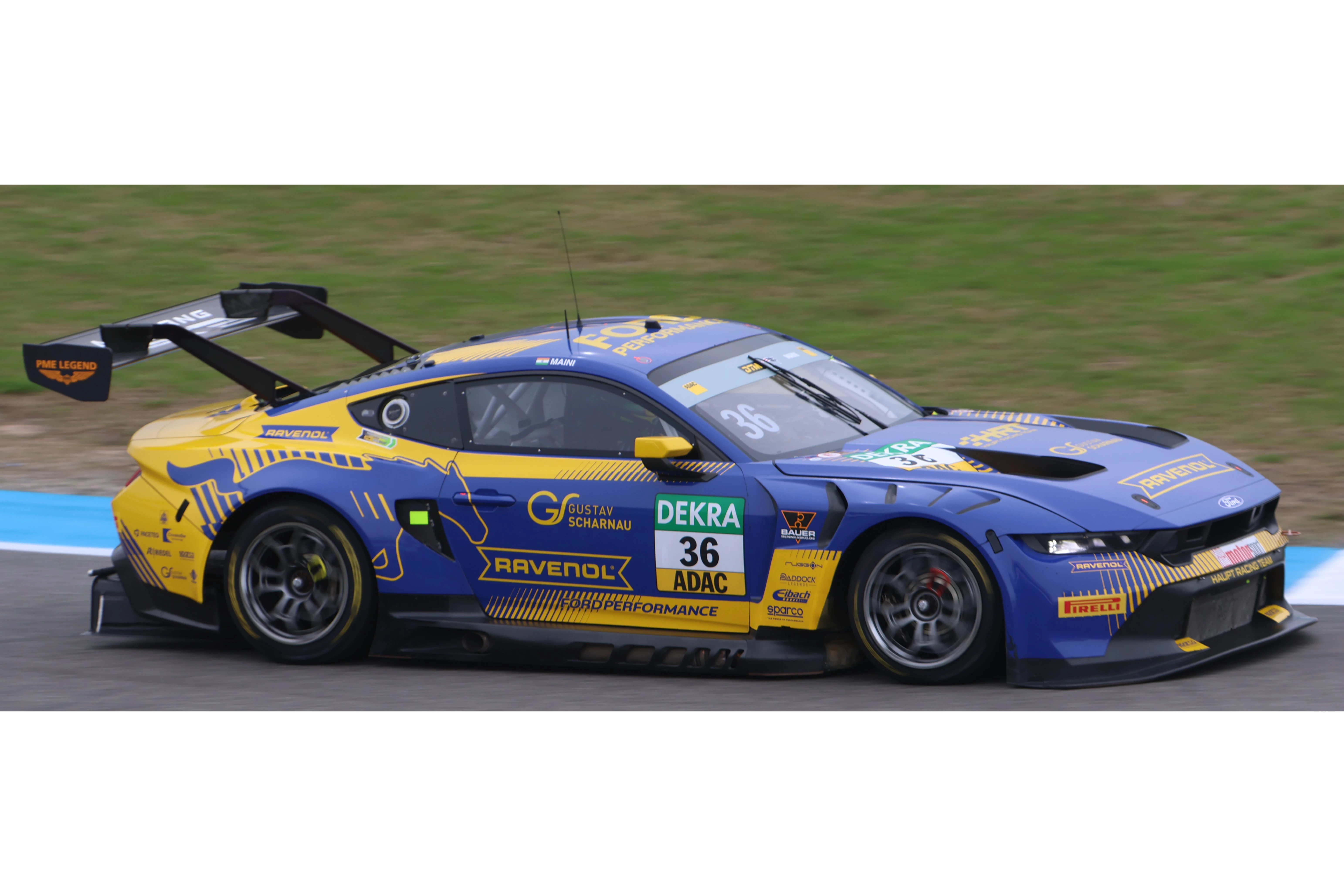 1:43 Spark - Ford Mustang GT3 No.36 HRT Ford Performance DTM 2025 Arjun Maini