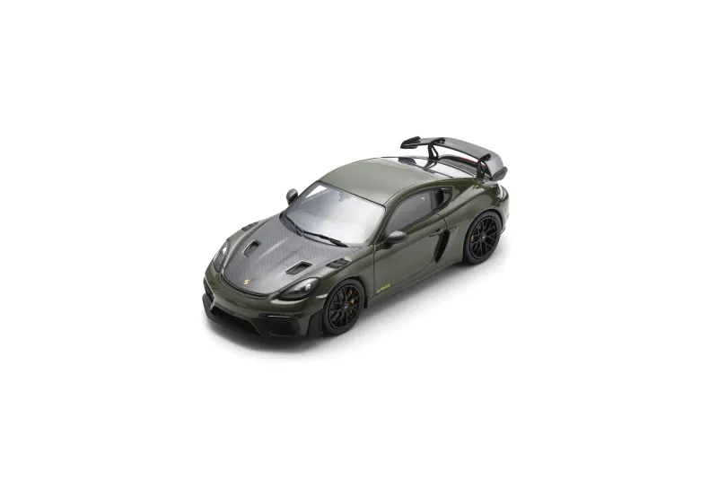 1:18 Spark - Porsche 718 Cayman GT4 RS - Nato Olive with Weissach Package - 2023 1:18 Spark - Porsche 718 Cayman GT4 RS - Nato Olive with Weissach Package - 2023