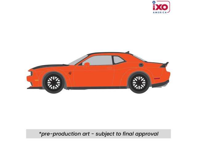1:64 Ixo USA - 2019 Dodge Challenger SRT Hellcat, Go Mango 1:64 Ixo USA - 2019 Dodge Challenger SRT Hellcat, Go Mango