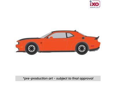 1:64 Ixo USA - 2019 Dodge Challenger SRT Hellcat, Go Mango 1:64 Ixo USA - 2019 Dodge Challenger SRT Hellcat, Go Mango