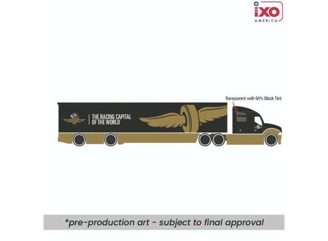 1:64 Ixo USA - Indianapolis Motor Speedway Hauler, black/brown