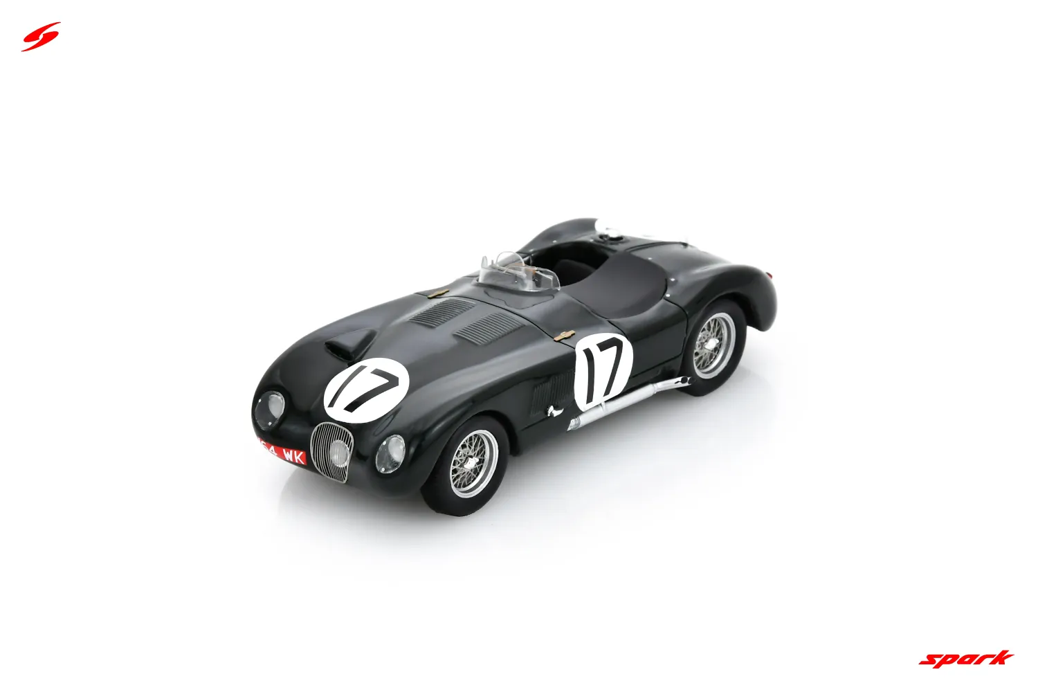 1:43 Spark - Jaguar XK 120 C No.17 2nd Le Mans 24H 1953 P. Walker – S. Moss