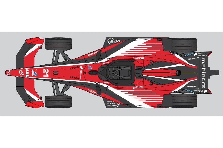 1:43 Spark - MAHINDRA RACING No. 21 Nyck De Vries