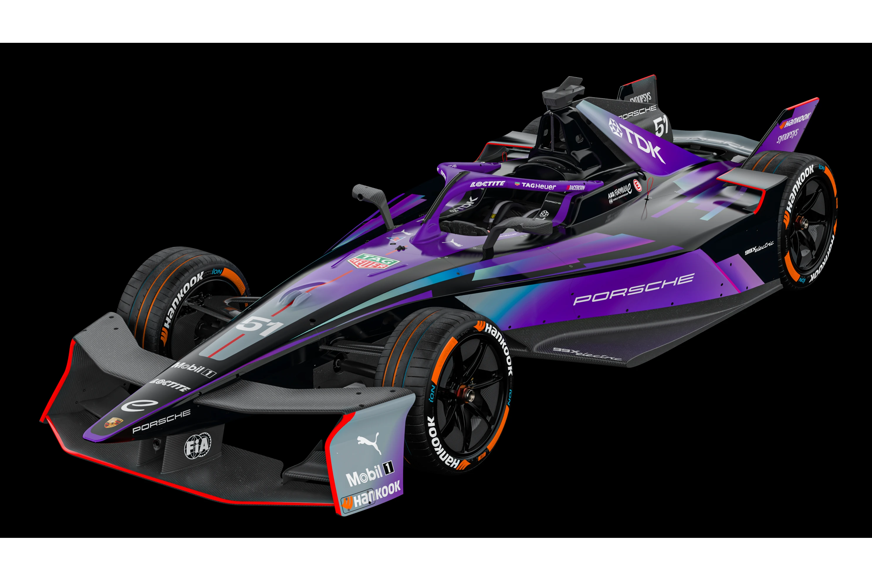 1:43 Spark - TAG HEUER PORSCHE FORMULA E TEAM No. 51 Nico Müller