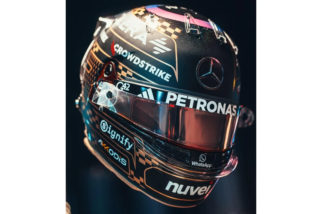 1:5 Spark Helmet - Mercedes-AMG PETRONAS F1 Team - George Russell - Las Vegas GP 2025