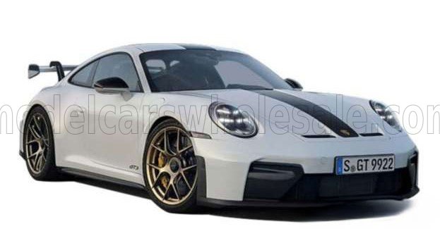 1:24 Bburago - 2025 Porsche 911 992 GT3 Weissach Package White Green