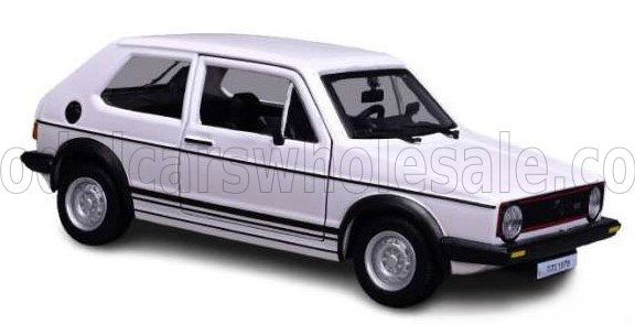 1:24 Bburago - 1979 Volkswagen Golf MKI GTi White