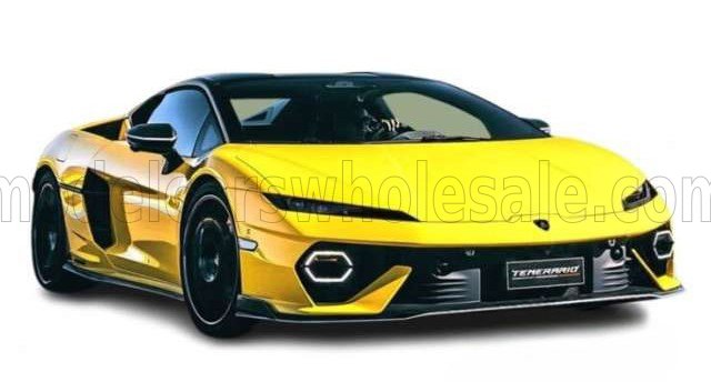 1:24 Bburago - 2024 Lamborghini Temerario Yellow