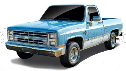 1:43 Bburago - 1968 Chevrolet C-10 Pickup Blue