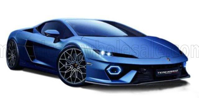 1:43 Bburago - 2024 Lamborghini Temerario Blue