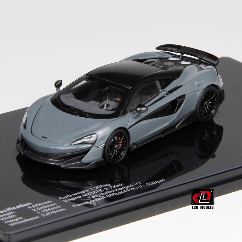 1:43 LCD Models - 2018 McLaren 600LT Grey 1:43 LCD Models - 2018 McLaren 600LT Grey