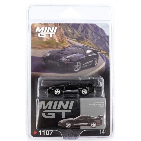 1:64 Mini GT - 2011 Toyota Supra MK4 (A80) Veilside Combat V-II, black *Blister packaging*