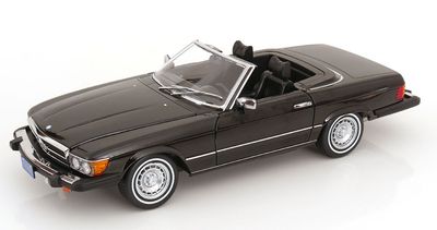 1:12 KK Scale - Mercedes 450 SL R107 US-Version mit abnehmbarem Softtop 1979 schwarz 1:12 KK Scale - Mercedes 450 SL R107 US-Version mit abnehmbarem Softtop 1979 schwarz