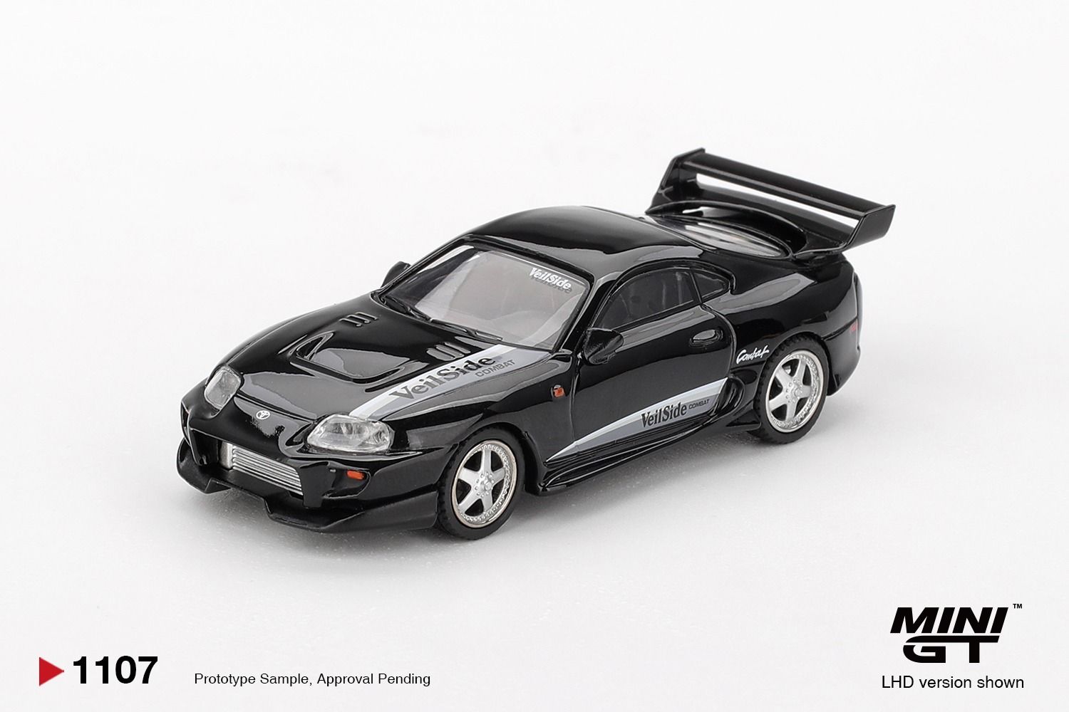 1:64 Mini GT - 2011 Toyota Supra MK4 (A80) Veilside Combat V-II, black