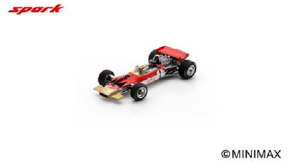 1:43 Spark - Lotus 49B No.1 4th German GP 1969 Graham Hill