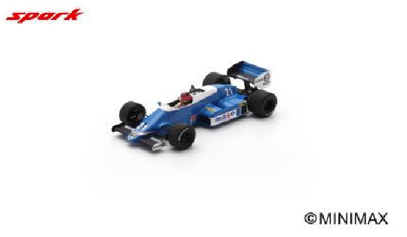 1:43 Spark - Osella FA1F No.21 Brazil GP 1986 Piercarlo Ghinzani