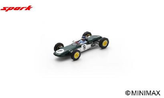1:43 Spark - Lotus 21 No.8 3rd French GP 1961 Jim Clark