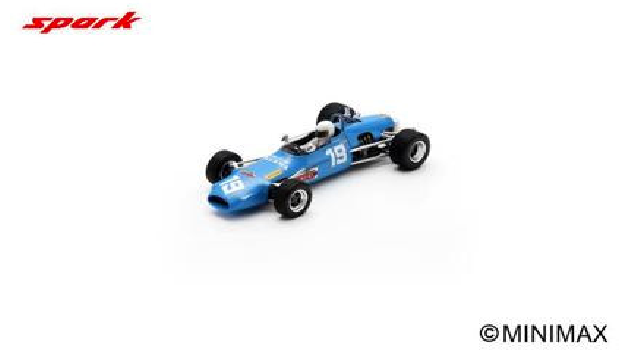 1:43 Spark - Brabham BT28 No.19 3rd Prix de Paris F3 1970 Bob Wollek