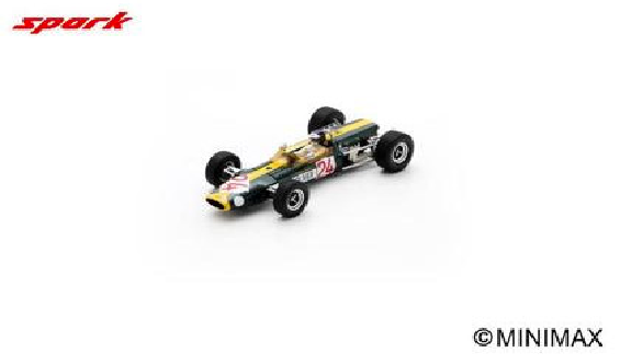 1:43 Spark - Lotus 48 No.24 Winner German GP F2 1967 Jackie Oliver