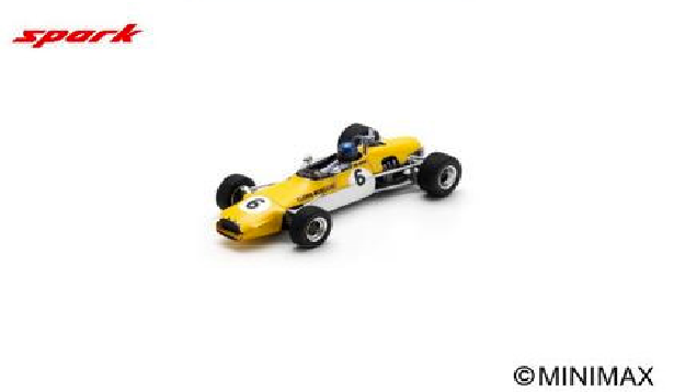 1:43 Spark - Brabham BT28 No.6 Winner Coupe de l’ACIF F3 1970 Mike Beuttler