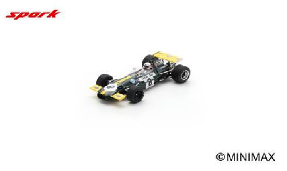 1:43 Spark - Brabham BT26A No.8 Belgium GP 1970 Derek Bell