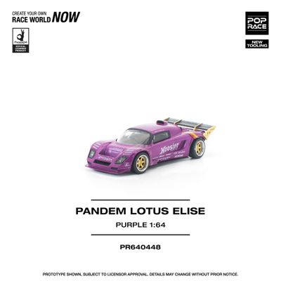 1:64 Pop Race Limited - Pandem Lotus Elise, purple