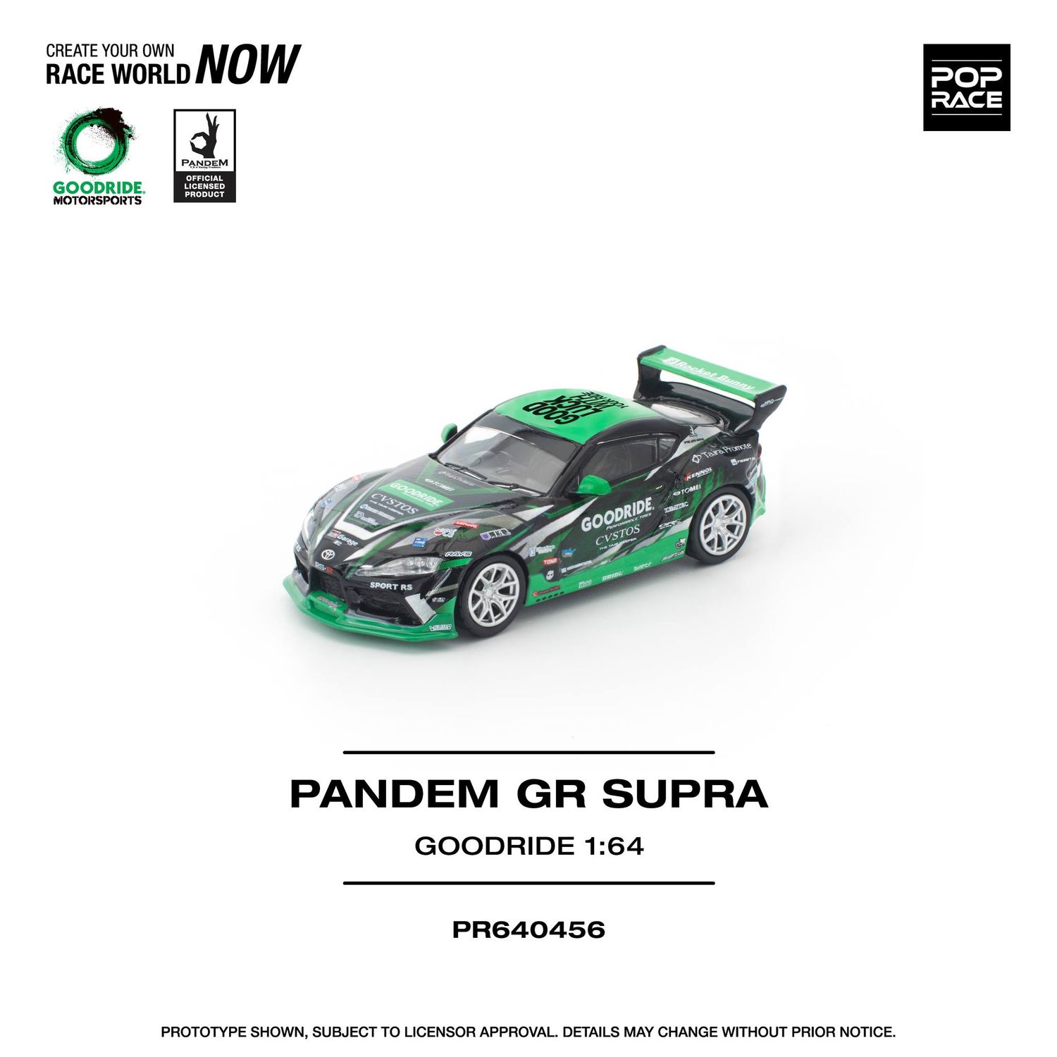 1:64 Pop Race Limited - Pandem GR Supra *Goodride*